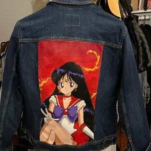 Sailor Mars customized Jean jacket